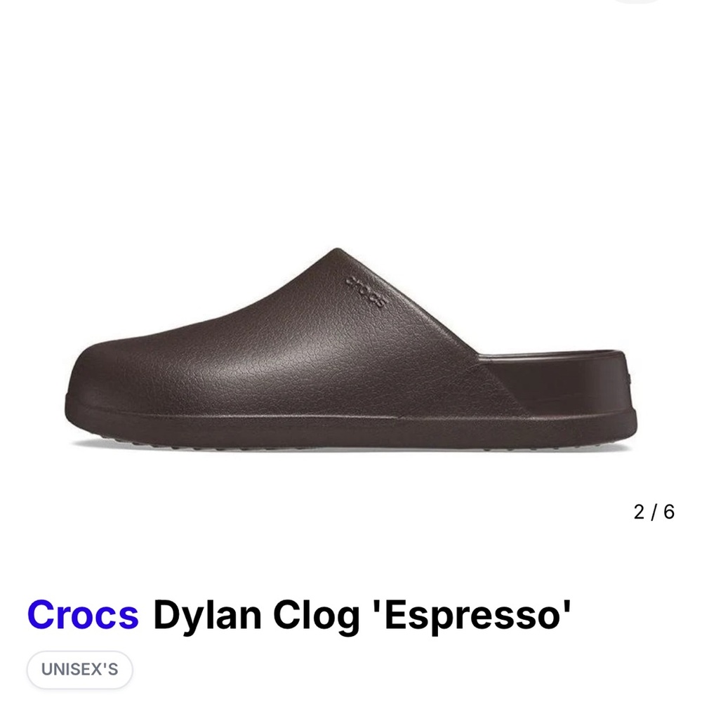 CROCS Dylan Clog Dark Brown